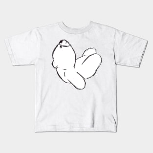 Smiley Bear Sit Ups Kids T-Shirt